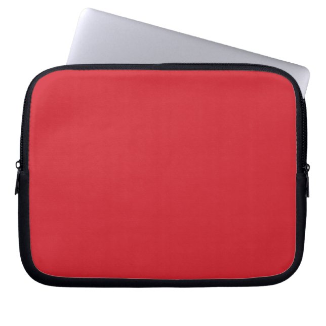 Amaranth red (solid color)  laptop sleeve (Front)