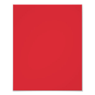 Amaranth red (solid color) photo print