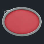 Amaranth red (solid colour)  belt buckle<br><div class="desc">Amaranth red (solid colour)</div>