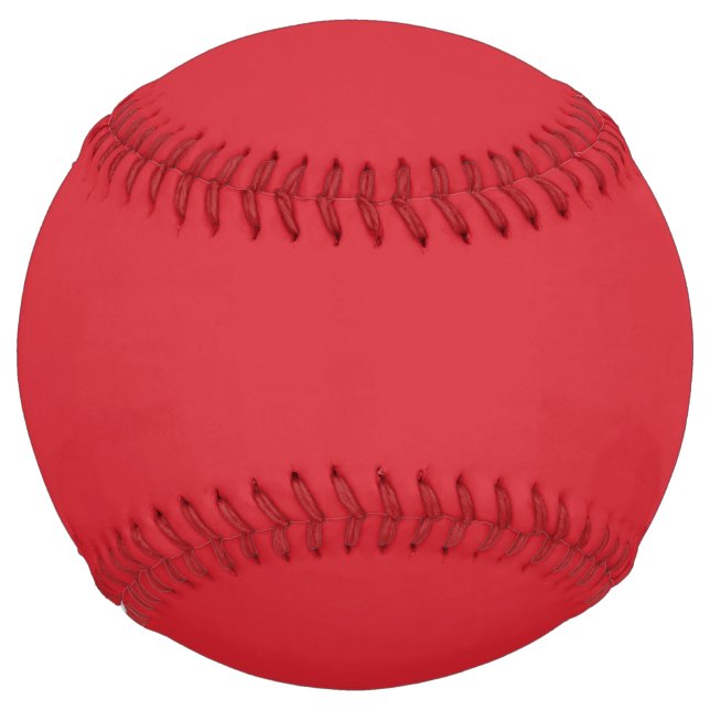 Amaranth red (solid colour)  softball (Front)