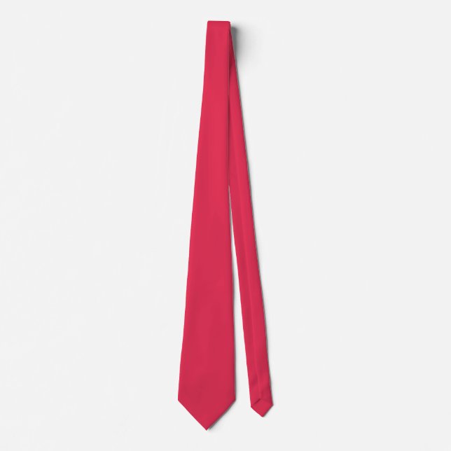 Amaranth (solid color) tie (Front)