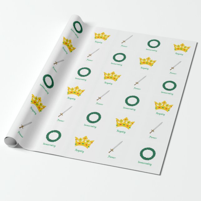 Amaranth Wrapping Paper (Unrolled)