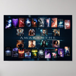 Amaranthe Banner - 1ft x 8in Poster