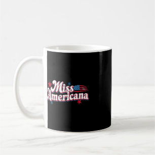 Amare Box America 4th Of July Miss Americana Retro Coffee Mug