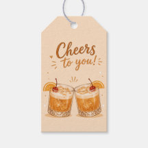 Amaretto Sour Birthday Gift Tag