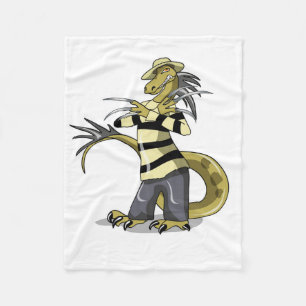 Amargasaurus Posing As Freddy Krueger. Fleece Blanket
