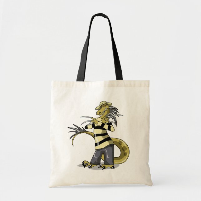 Amargasaurus Posing As Freddy Krueger. Tote Bag (Front)