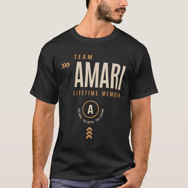 Amari Personalised Name - Funny Amari  T-Shirt (Front)