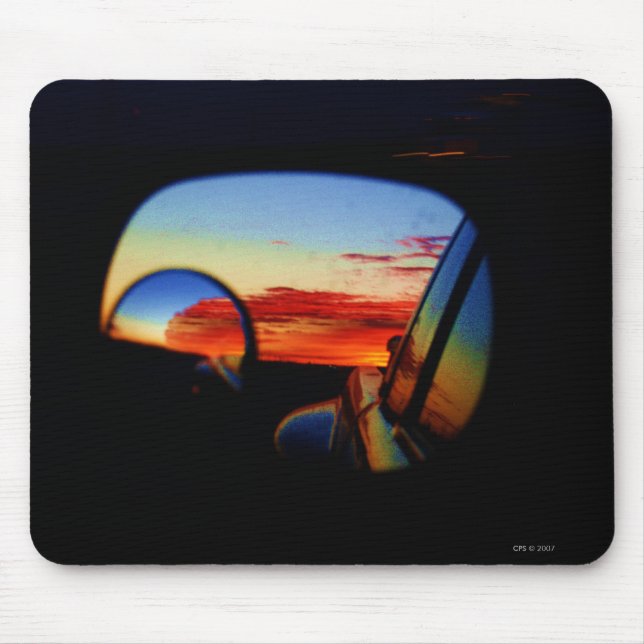 Amarillo in My Rearview Mouse Mat (Front)