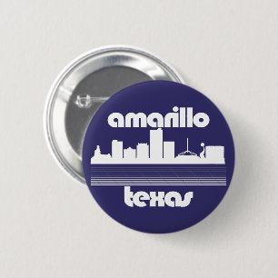 Amarillo Texas  6 Cm Round Badge