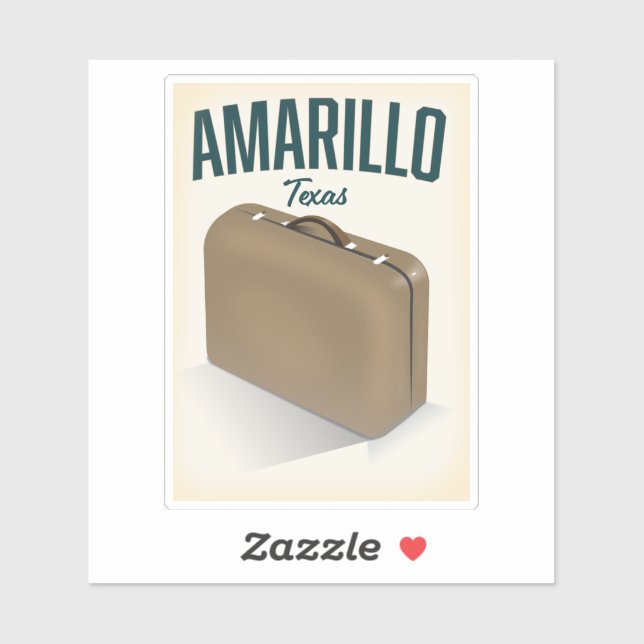 Amarillo texas travel poster (Sheet)
