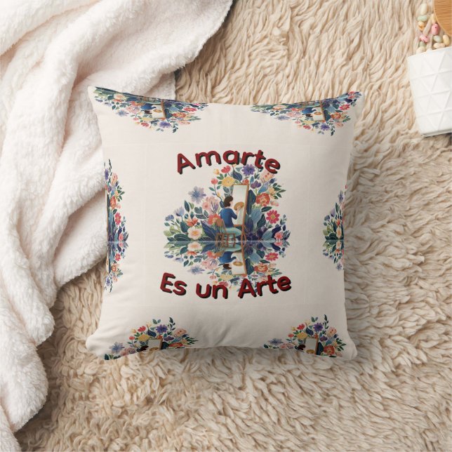 Amarte es un Arte Cushion (Blanket)
