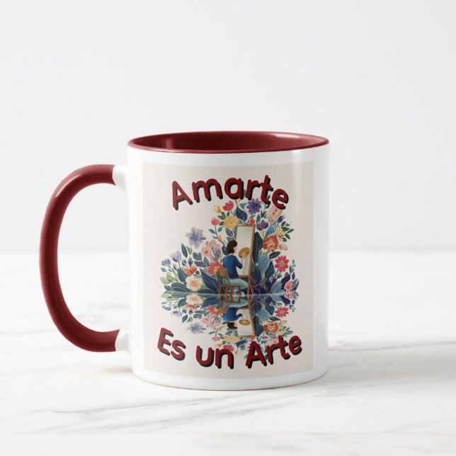 Amarte es un Arte Mug (Left)