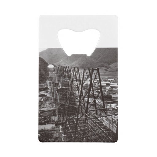 Image of Amarube trestle during construction from east