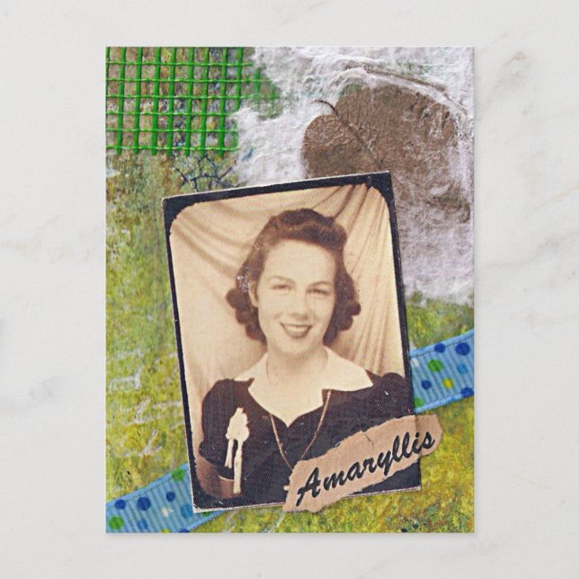 Amaryllis ATC Postcard (Front)