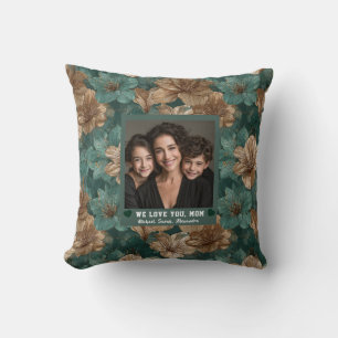 Amaryllis Best Cat Mum Decorative Design Hawaiian Cushion