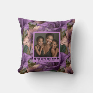 Amaryllis Best Stepmom Guest Room Decor Luxury Cushion