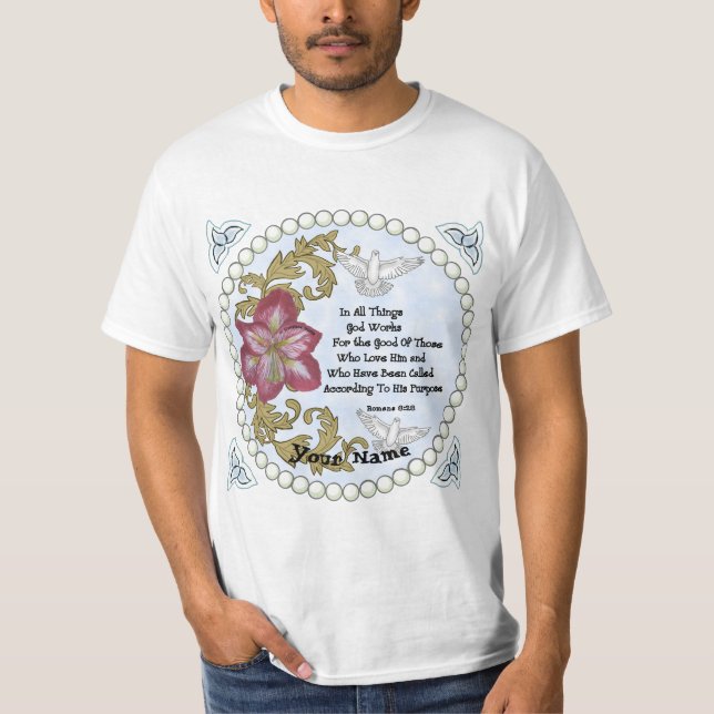 Amaryllis Christian All Things  T-Shirt (Front)
