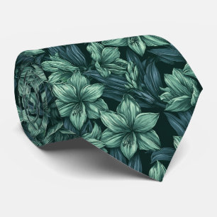 Amaryllis Floral Boyfriend Countryside Wedding Tie