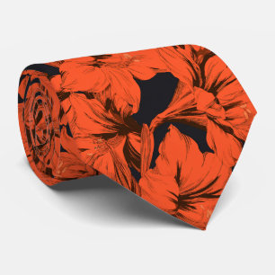 Amaryllis Floral Brother Wildflower Wedding Tie
