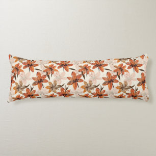 Amaryllis Floral Home Decoration Victorian Down Body Cushion