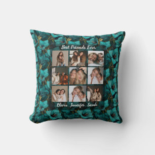 Amaryllis Flower Best Friends Ever Bestie Cushion