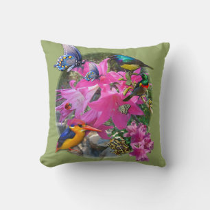 Amaryllis-flower Garden meeting Cushion