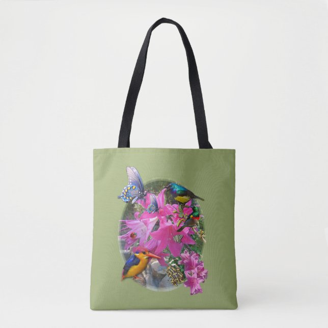 Amaryllis-flower Garden meeting Tote Bag (Front)