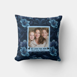 Amaryllis Flower Motherhood Bedroom Decor Coastal Cushion