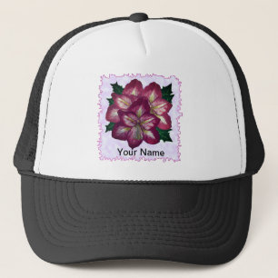 Amaryllis Holly flowers  Trucker Hat