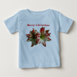 Amaryllis Merry Christmas Infant Baby T-Shirt