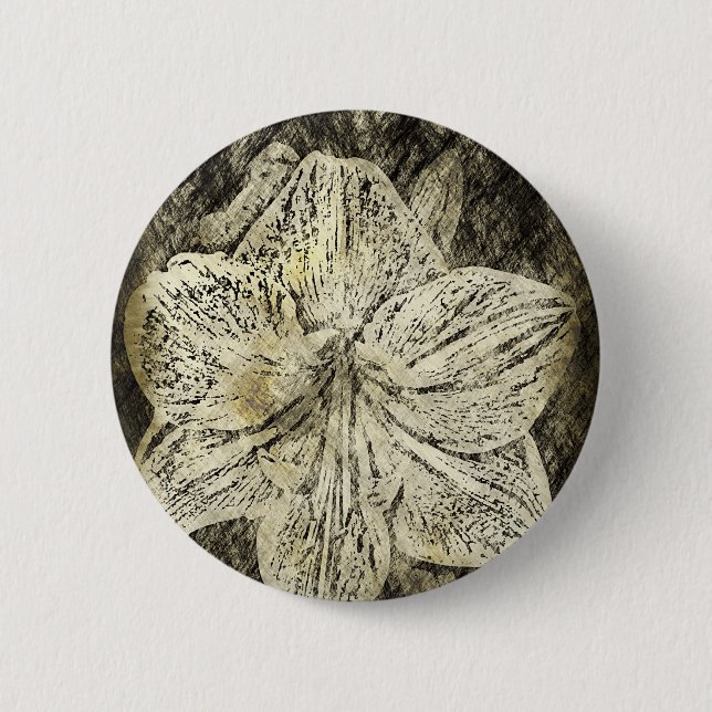Amaryllis Old Time Sketch 6 Cm Round Badge (Front)
