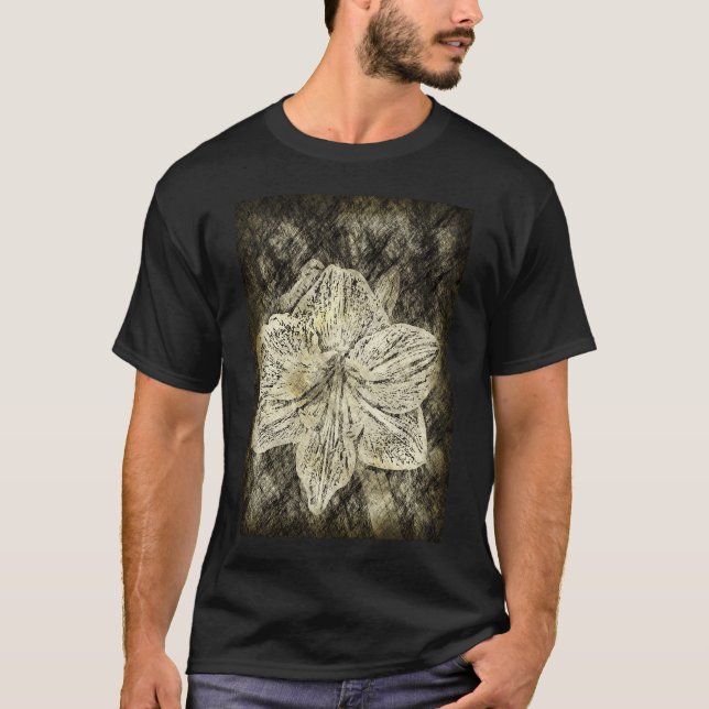 Amaryllis Old Time Sketch T-Shirt (Front)