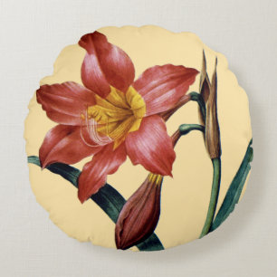 Amaryllis Round Cushion