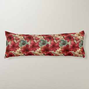 Amaryllis Texture Aesthetic Decor Victorian Memory Body Cushion