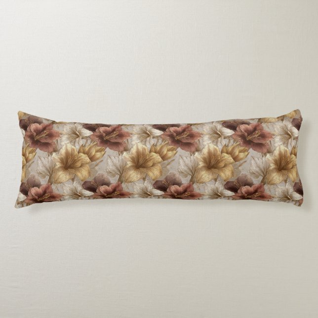 Amaryllis Texture Dining Room Decor Victorian Mate Body Cushion (Front)