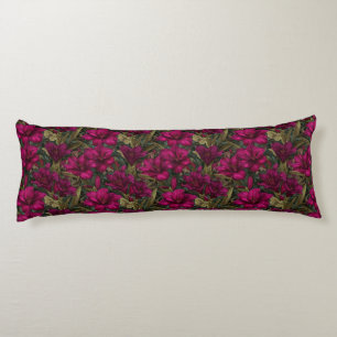 Amaryllis Texture Modern Farmhouse Tropical Floor Body Cushion