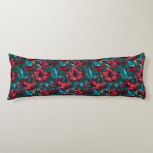 Amaryllis Texture Rustic Decor Victorian Memory Fo Body Cushion