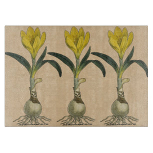 Amaryllis Tulip Botanical Garden Flower Cutting Board