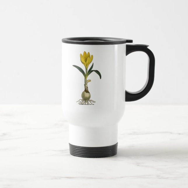 Amaryllis Tulip Botanical Garden Flower Travel Mug (Right)