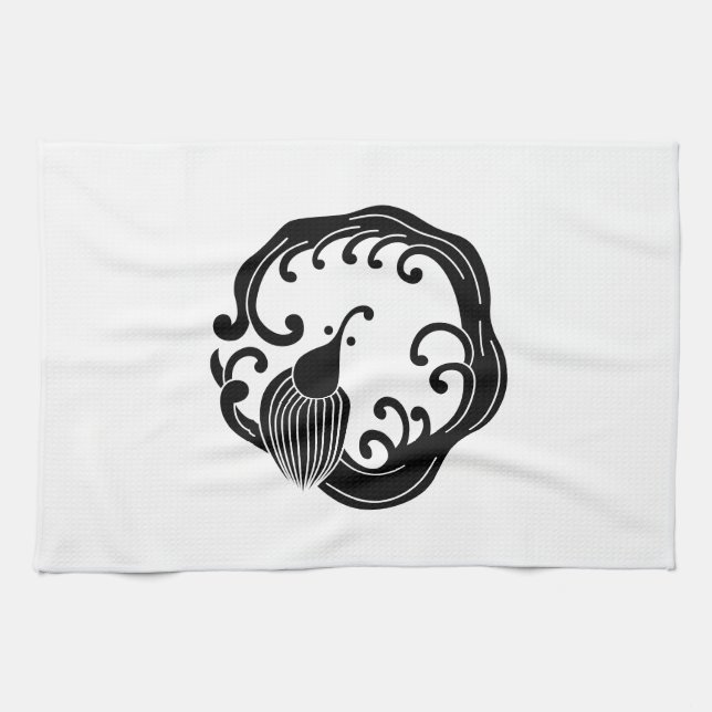 Amaryu-no-Maru Tea Towel (Horizontal)