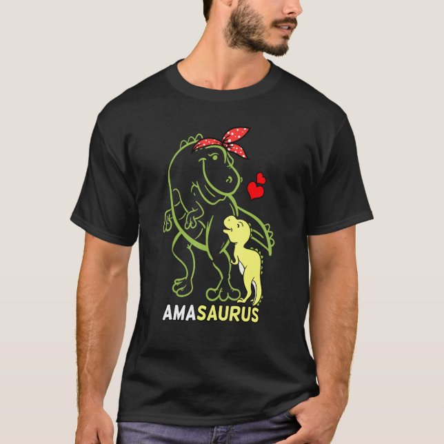 Amasaurus Ama Tyrannosaurus Dinosaur Baby T-Shirt (Front)