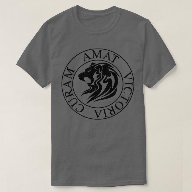 Amat Victoria Curam  T-Shirt (Design Front)