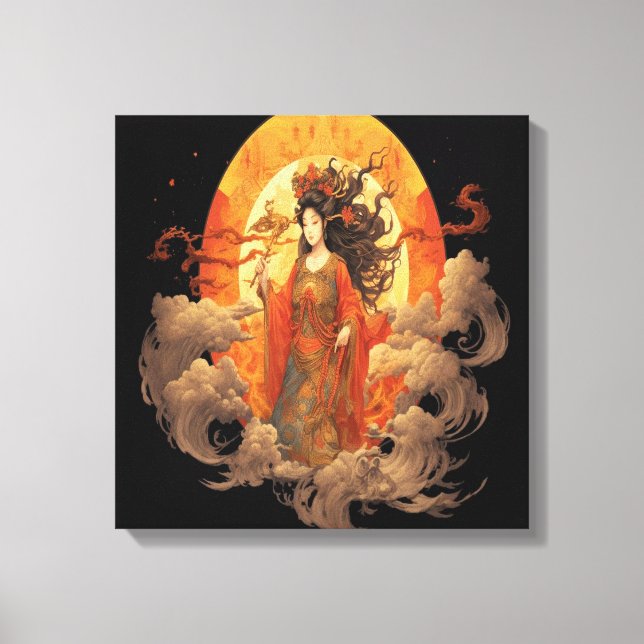 Amaterasu Canvas Print (Front)