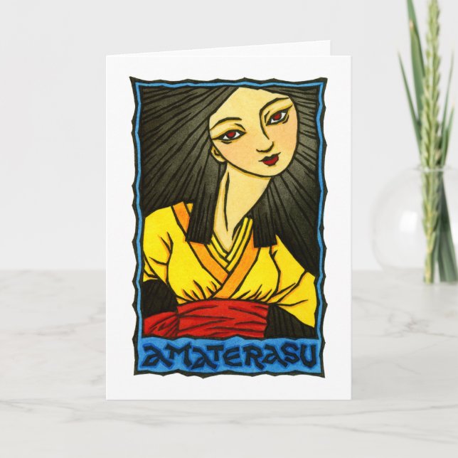 Amaterasu Greeting Card (Front)