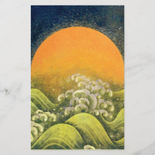 AMATERASU , SUN GODDESS , yellow green black