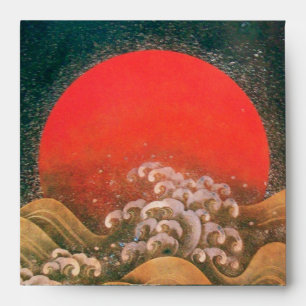 AMATERASU , SUN GODDESS ,yellow green black Envelopes