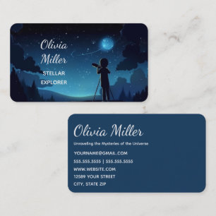 Amateur Astronomer Business Card