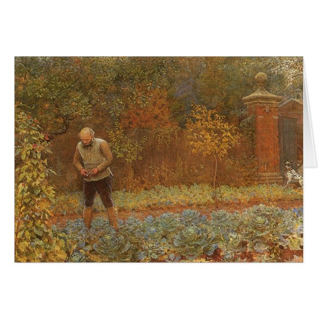 Amateur (Coachman & Cabbages) by Frederick Walker (Front Horizontal)