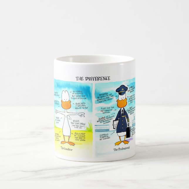 Amateur Pilot Humour Mug (Center)